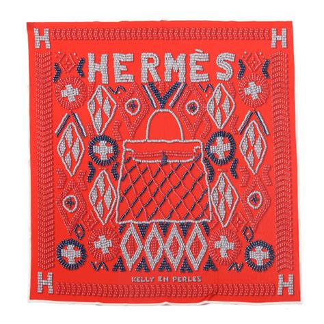 Hermes Kelly En Perles Scarf 